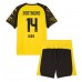 Maillot de foot Borussia Dortmund Maximilian Beier #14 Domicile vêtements enfant 2025-26 Manches Courtes (+ pantalon court)